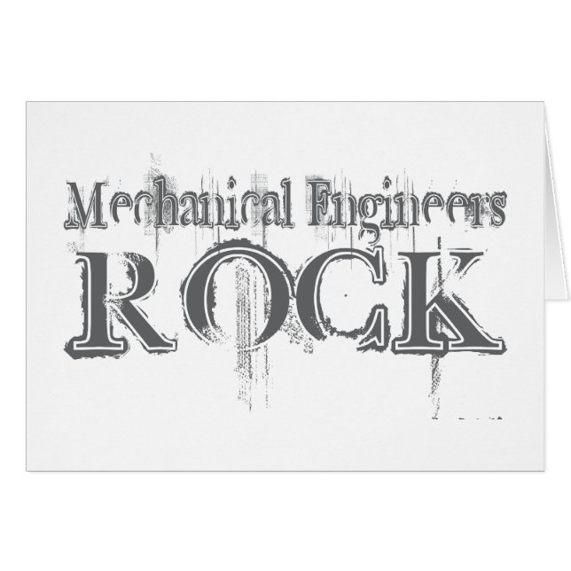 Mechanical Engineers Rock (Front Horizontal)
