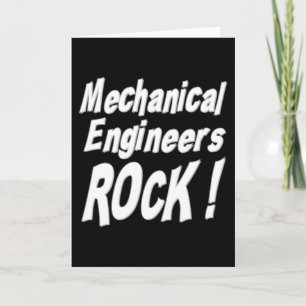 Mechanical Engineers Rock! Greeting Card