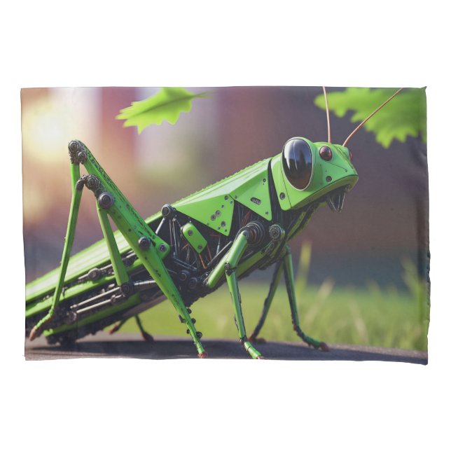 Mechanical Grasshopper Pillowcase (Front)