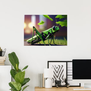 Mechanical Grasshopper Poster