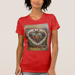 Mechanical Heart Anatomical Steampunk Series T-Shirt