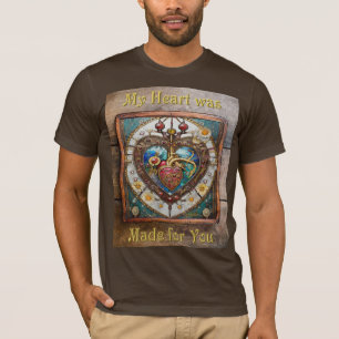 Mechanical Heart Anatomical Steampunk Series T-Shirt