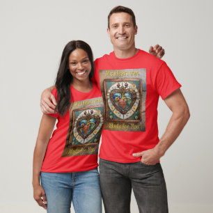 Mechanical Heart Anatomical Steampunk Series T-Shirt
