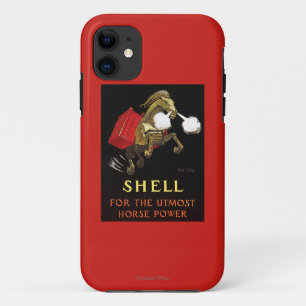 Mechanical Horse with Shell Oil Case-Mate iPhone Case