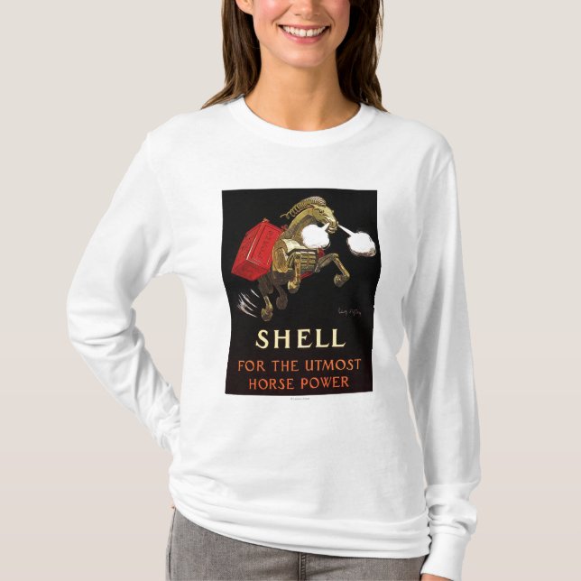 Mechanical Horse with Shell Oil T-Shirt (Front)