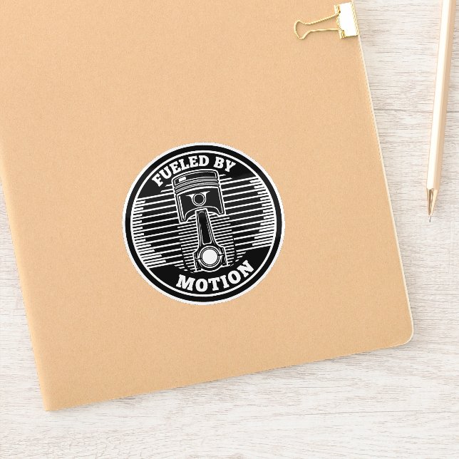 Mechanical Kinetic Piston Circular Mark (Notebook)