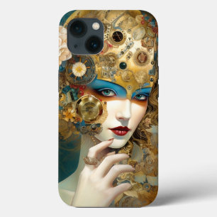 Mechanical Lady Robotic Fantasy Sci-Fi iPhone 13 Case