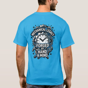 Mechanical Legacy T-Shirt Forged by Hand and Mind