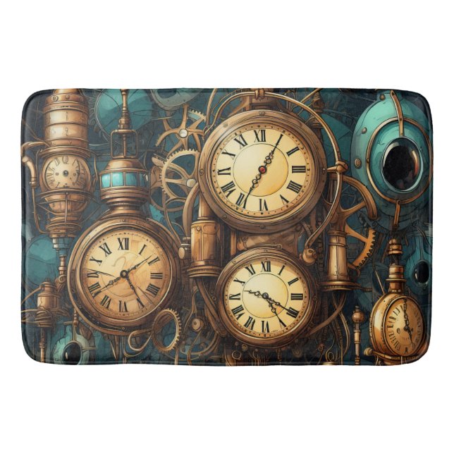 Mechanical Marvels Bath Mat (Front)