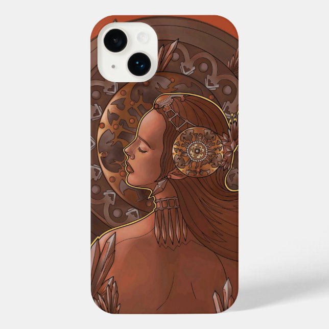 Mechanical Muse iPhone Case (Back)