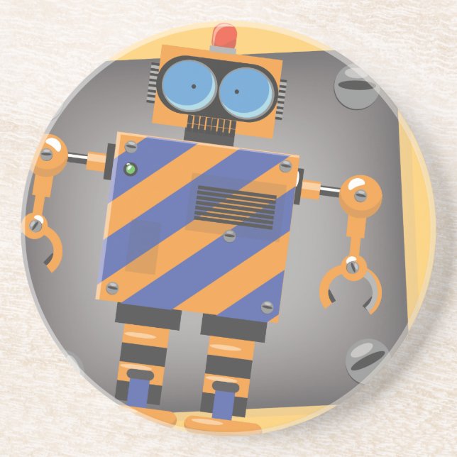 Mechanical Robot Cartoon Coaster (Front)