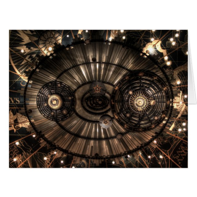 Mechanical Steampunk Zodiac Constellations (Front Horizontal)