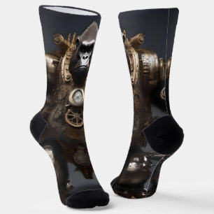 Mechanical Steampunked Gorilla,  Socks