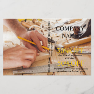 Mechanical Tools Construction Carpentry carpenter Flyer