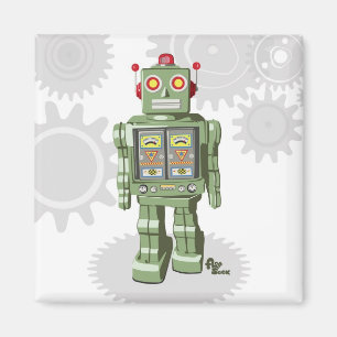 Mechanical Toy Robot Magnet