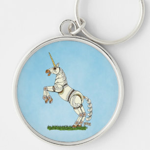 Mechanical Unicorn Key Ring