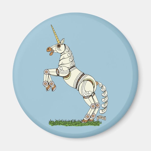 Mechanical Unicorn Magnet (Front)