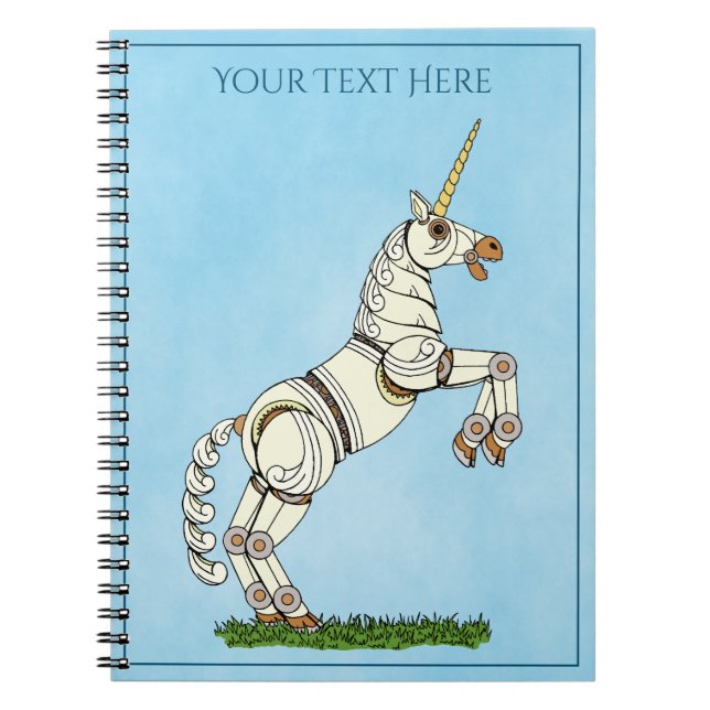 Mechanical Unicorn Notebook (Front)