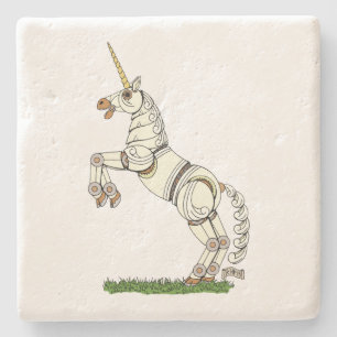 Mechanical Unicorn Stone Coaster