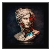 Mechanical Venus: Cyberpunk Statue Art