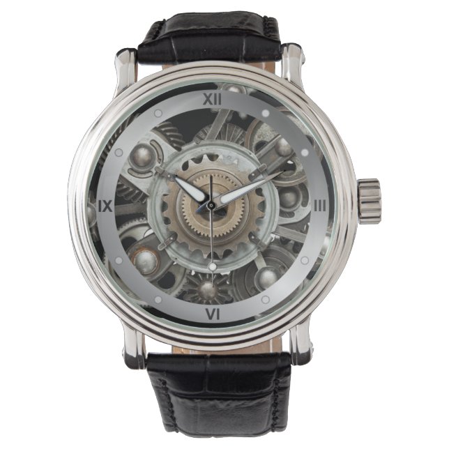 Mechanical Vintage Design Watch (Front)