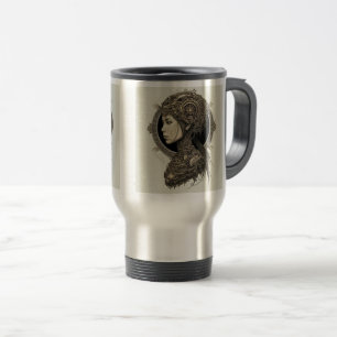 Mechanical Woman Travel/Commuter Mug, 15 oz  Travel Mug