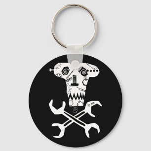 mechanical workshop logo key ring