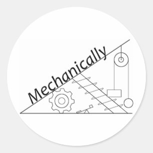 Mechanically Inclined Classic Round Sticker