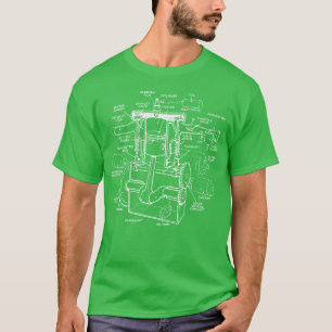 Mechanics Car Engine Pieces Cars Muscle Cars boy T-Shirt