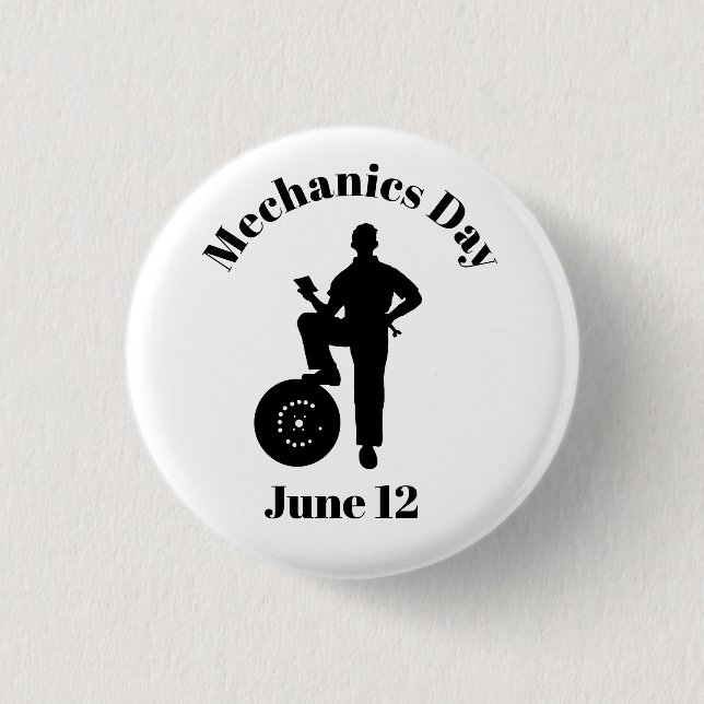 Mechanics Day Button (Front)