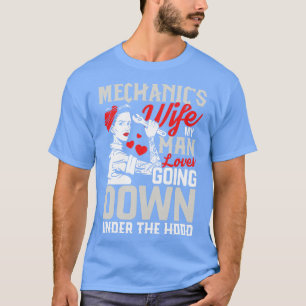 Mechanics Wife retro screw nut bolt gift T-Shirt