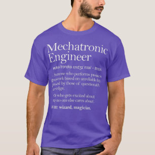 Mechatronic Engineer Definition Apparel Premium T-Shirt