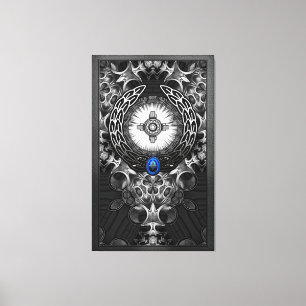 MechTron One Abstract Art Canvas Print
