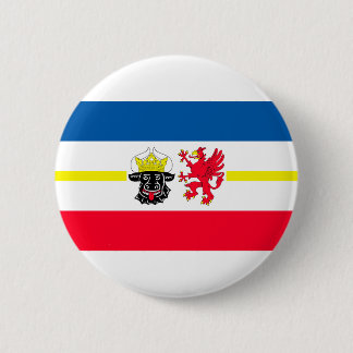 Mecklenburg-Vorpommern flag 6 Cm Round Badge