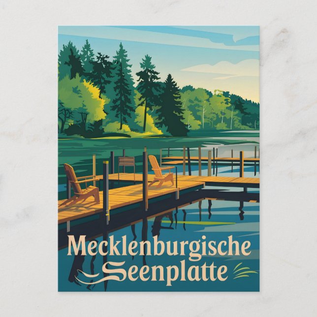 Mecklenburgische Seenplatte Postcard (Front)
