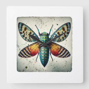 Mecynippus dorsal view 300824IREF218 - Watercolor Square Wall Clock