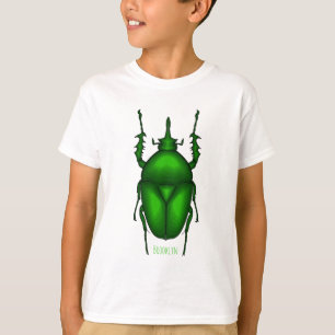 Mecynorhina torquata bug cartoon illustration T-Shirt