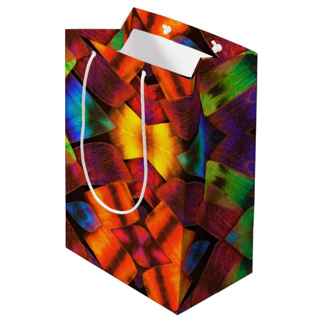 Med Gift Bag Butterfly Scales (Back Angled)