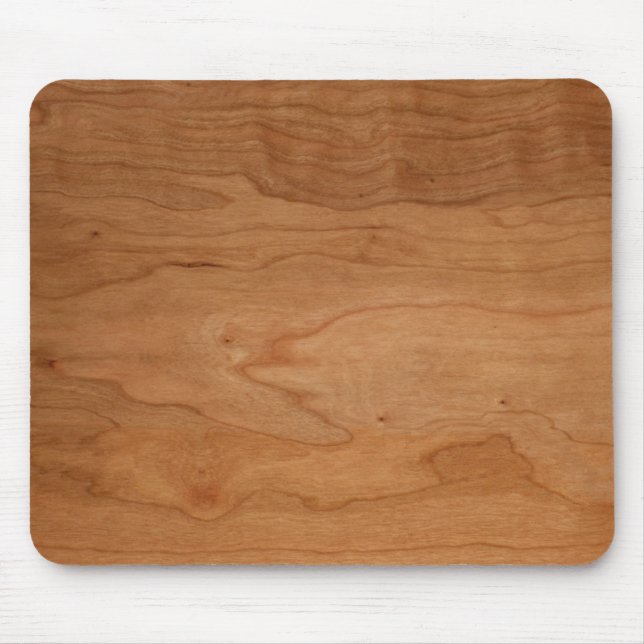 Med-Lt Wood Grain Mouse Pad (Front)