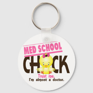 Med School Chick 3 Key Ring