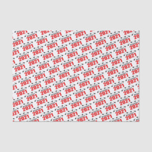 Med School Grad 2021 Graduation Tissue (Red) Paper