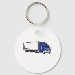 MED SEMI TRUCK KEY RING