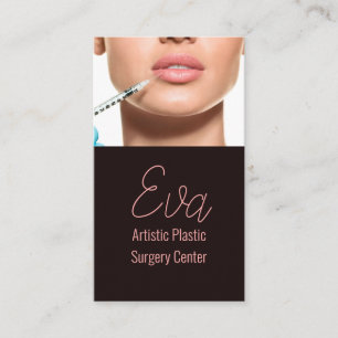 Med Spa Plastic Surgeon Business Card
