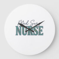 Med Surg Nurse Floral Vintage Engraving Design_1