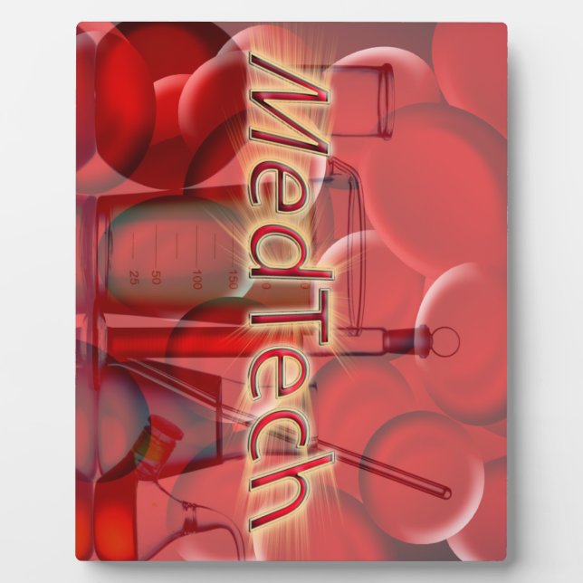 Med Tech STARBURST LOGO Plaque (Front)
