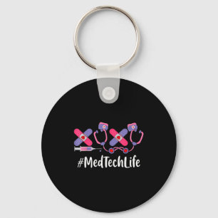 Med Tech Valentines Day Women Heart Stethoscope Ap Key Ring
