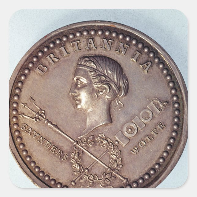 Medal commemorating the British capture of Square Sticker (Front)