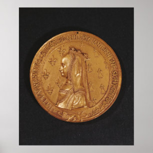 Medal depicting Anne of Brittany Poster