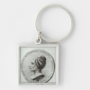 Medal depicting Sophie Germain Key Ring