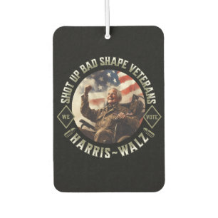 Medal Of Honour Veterans For Harris Walz 2024  Car Air Freshener
